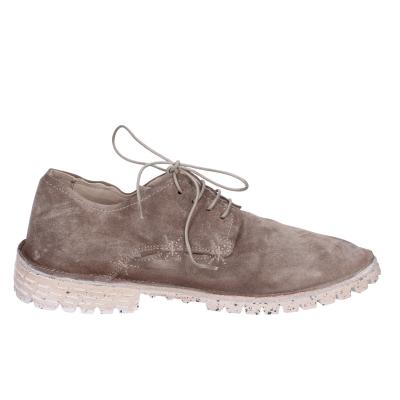 scarpe donna MOMA classiche beige camoscio BH344 In Vendita