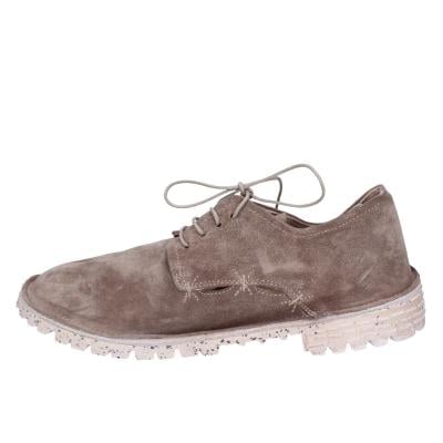 scarpe donna MOMA classiche beige camoscio BH344 In Vendita