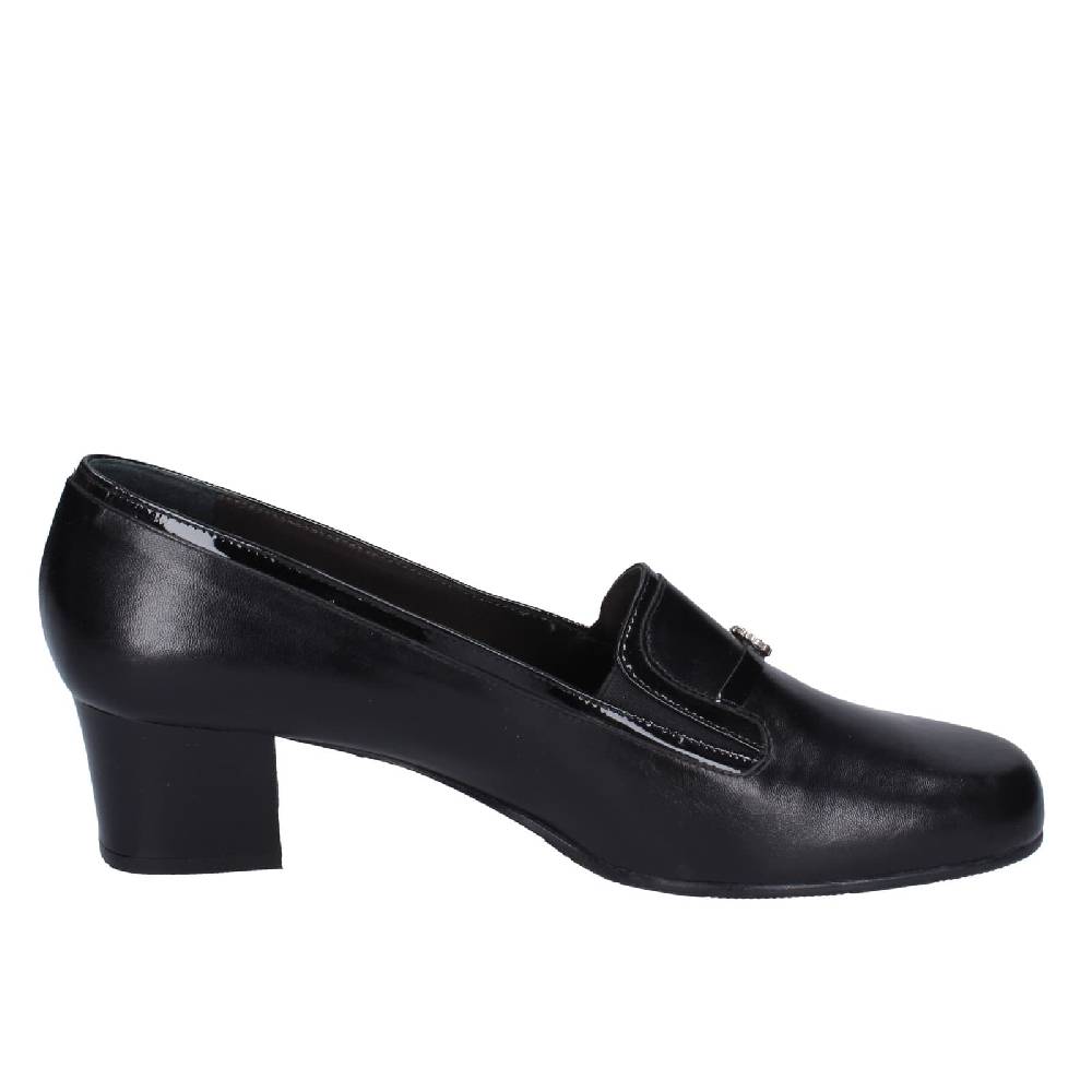 scarpe donna CONFORT decollete nero pelle vernice EZ413 Negozi Online