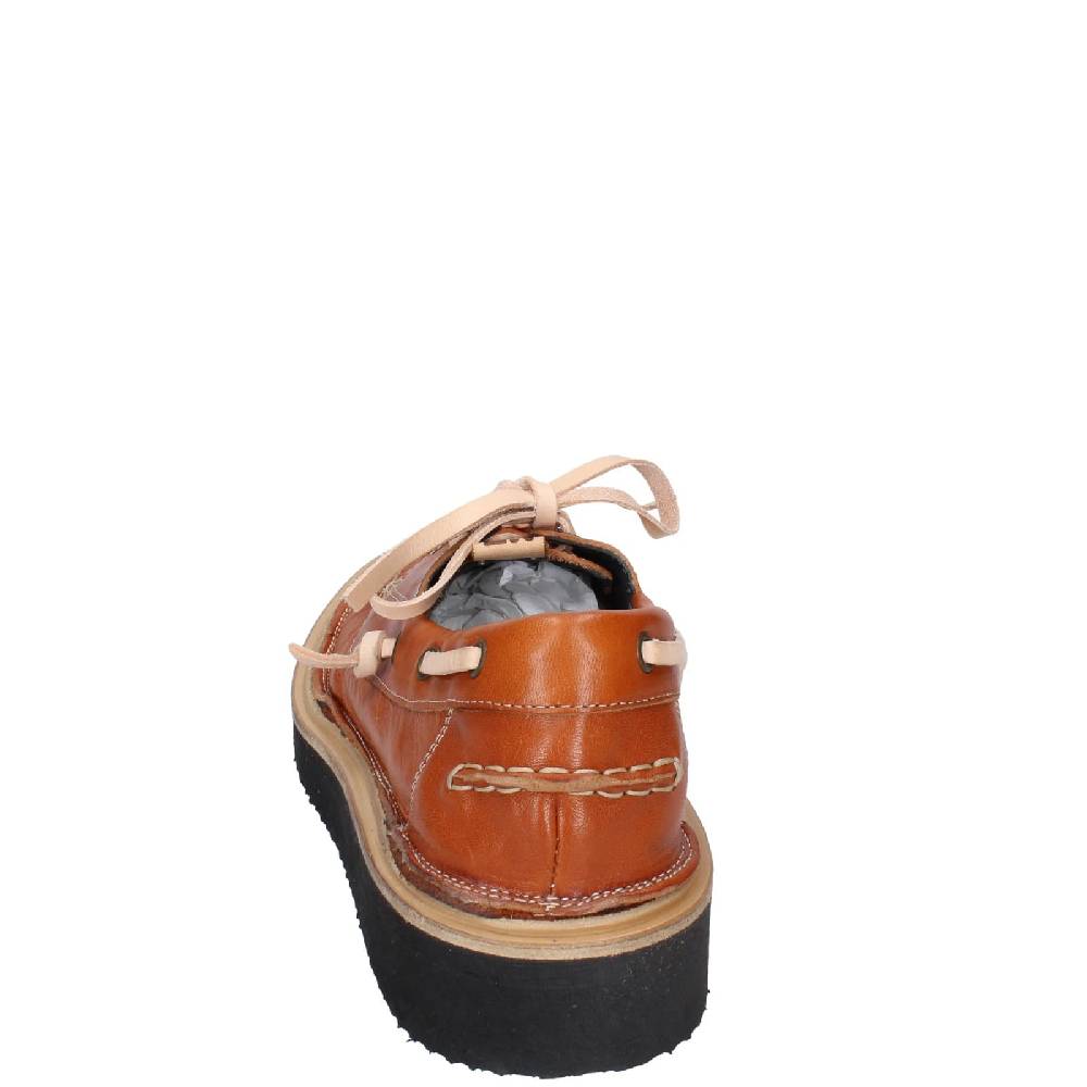 scarpe donna MOMA mocassini marrone pelle 80302A EY597 Soddisfazione Garantita