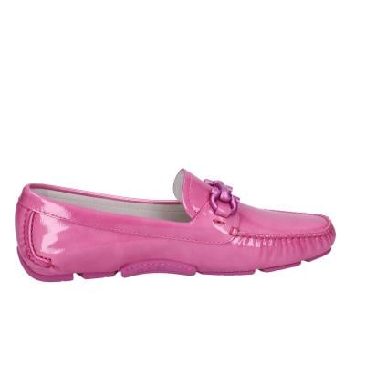 scarpe donna SALVATORE FERRAGAMO mocassini rosa vernice PARIGI BG23 Affare Del Giorno