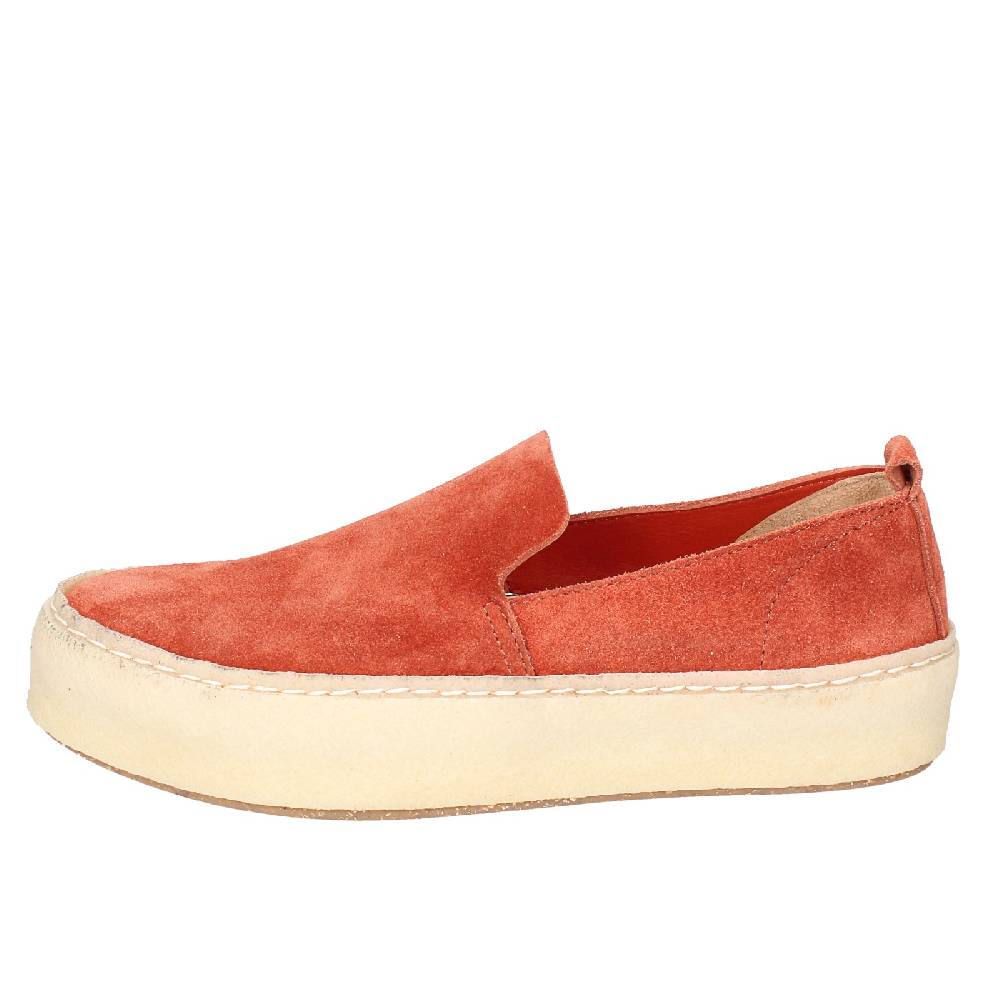 scarpe donna ASTORFLEX mocassini rosso camoscio EY838 Convenienza