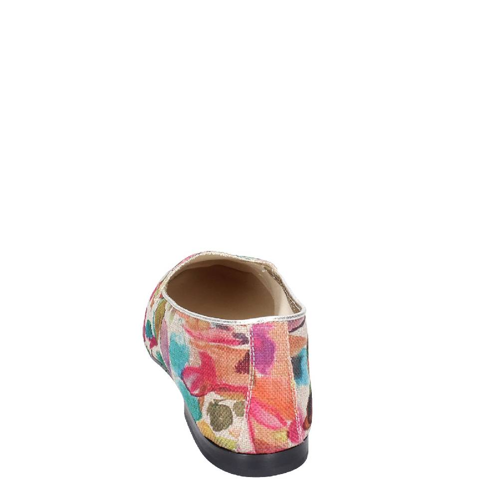 scarpe donna ANNIEL mocassini multicolore tessuto EY674 Novità