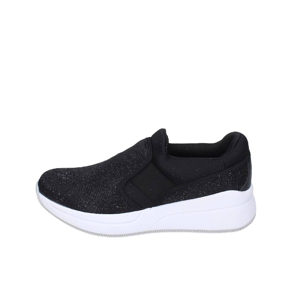 scarpe donna LOTTO mocassini nero tessuto EY157 Online