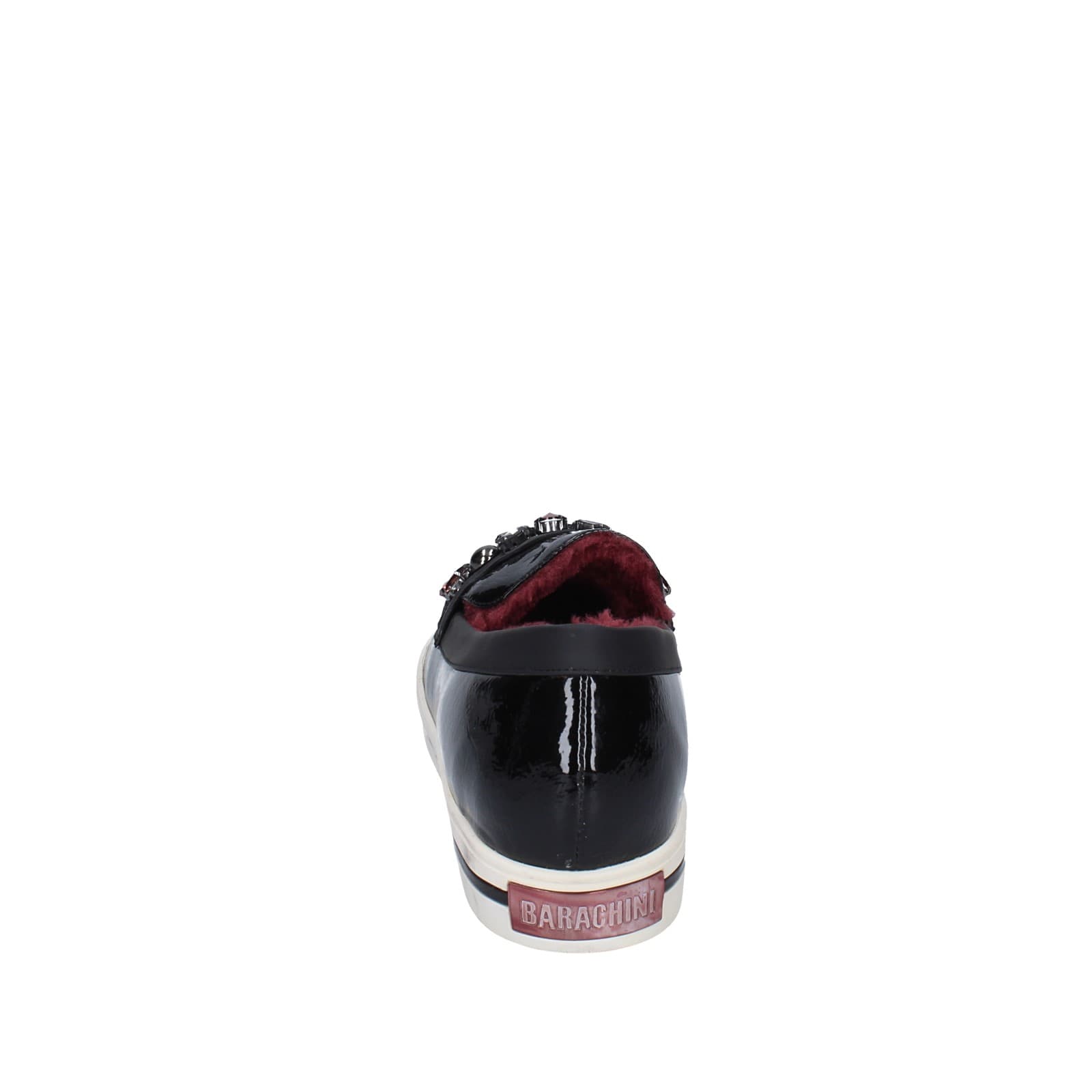 scarpe donna LUCIANO BARACHINI mocassini nero vernice EY169 Saldi