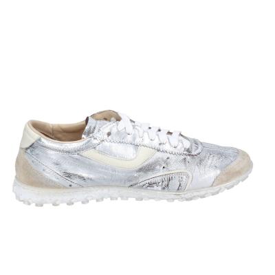 scarpe donna MOMA sneakers grigio pelle beige camoscio BC176 Vendite stagionali