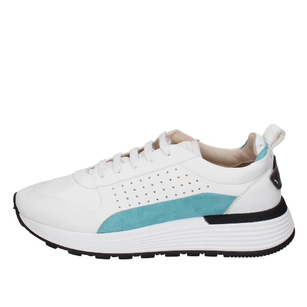 scarpe donna MOMA sneakers bianco pelle camoscio 3AS412 EY624 Moda
