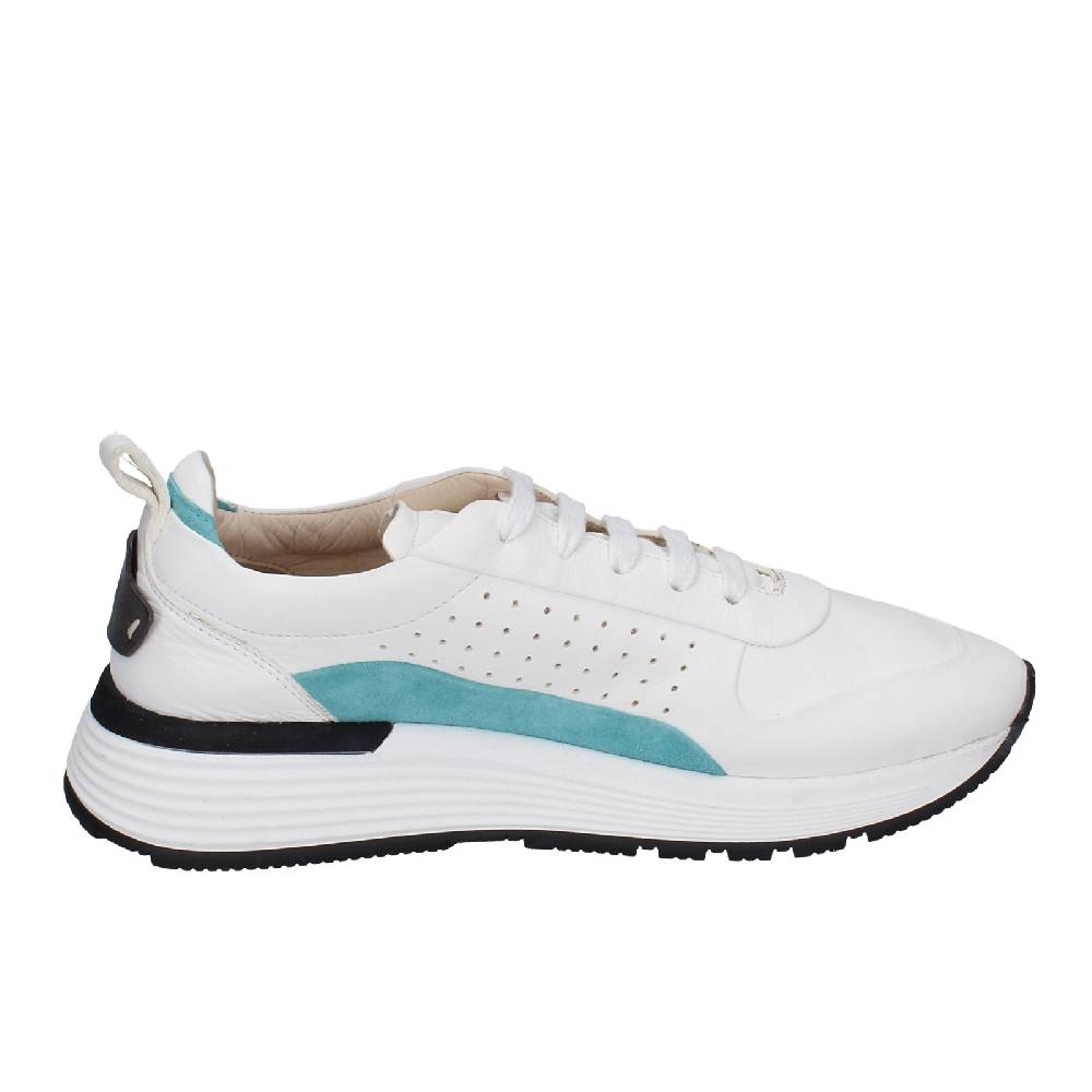scarpe donna MOMA sneakers bianco pelle camoscio 3AS412 EY624 Moda