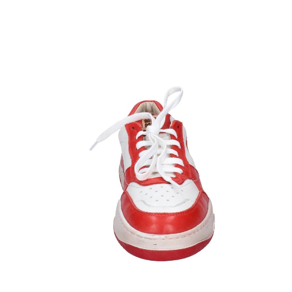 scarpe donna MOMA sneakers bianco pelle rosa EY593 2025