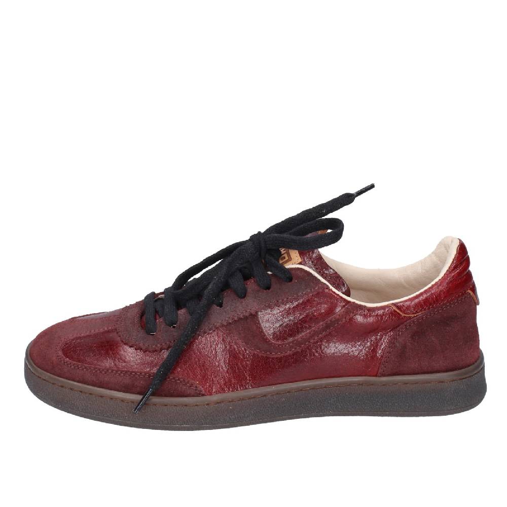 scarpe donna MOMA sneakers bordeaux pelle camoscio 89301A EY596 Offerta natalizia