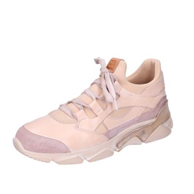 scarpe donna MOMA sneakers rosa pelle tessuto BK453 2025