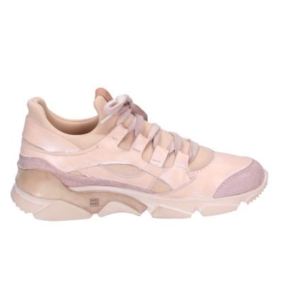 scarpe donna MOMA sneakers rosa pelle tessuto BK453 2025