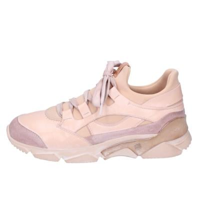scarpe donna MOMA sneakers rosa pelle tessuto BK453 2025