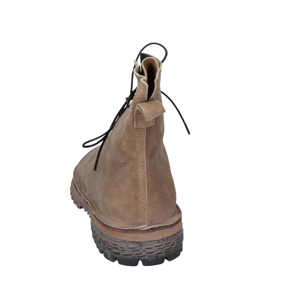 scarpe donna MOMA stivaletti beige camoscio 73302C EY539 Spedizione Gratuita