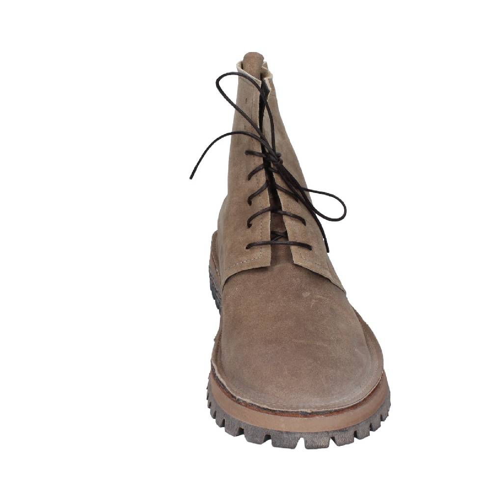 scarpe donna MOMA stivaletti beige camoscio 73302C EY539 Spedizione Gratuita