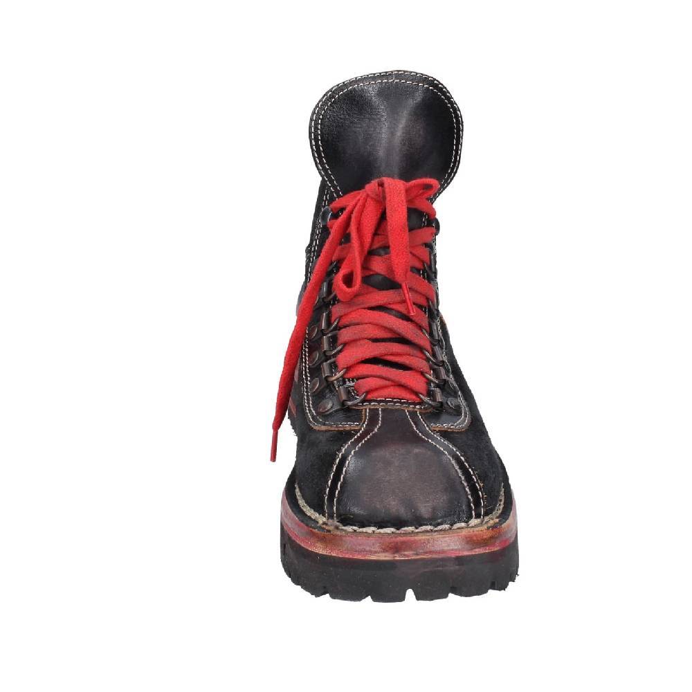 scarpe donna MOMA stivaletti nero pelle camoscio 81301B EY563 Negozi Online