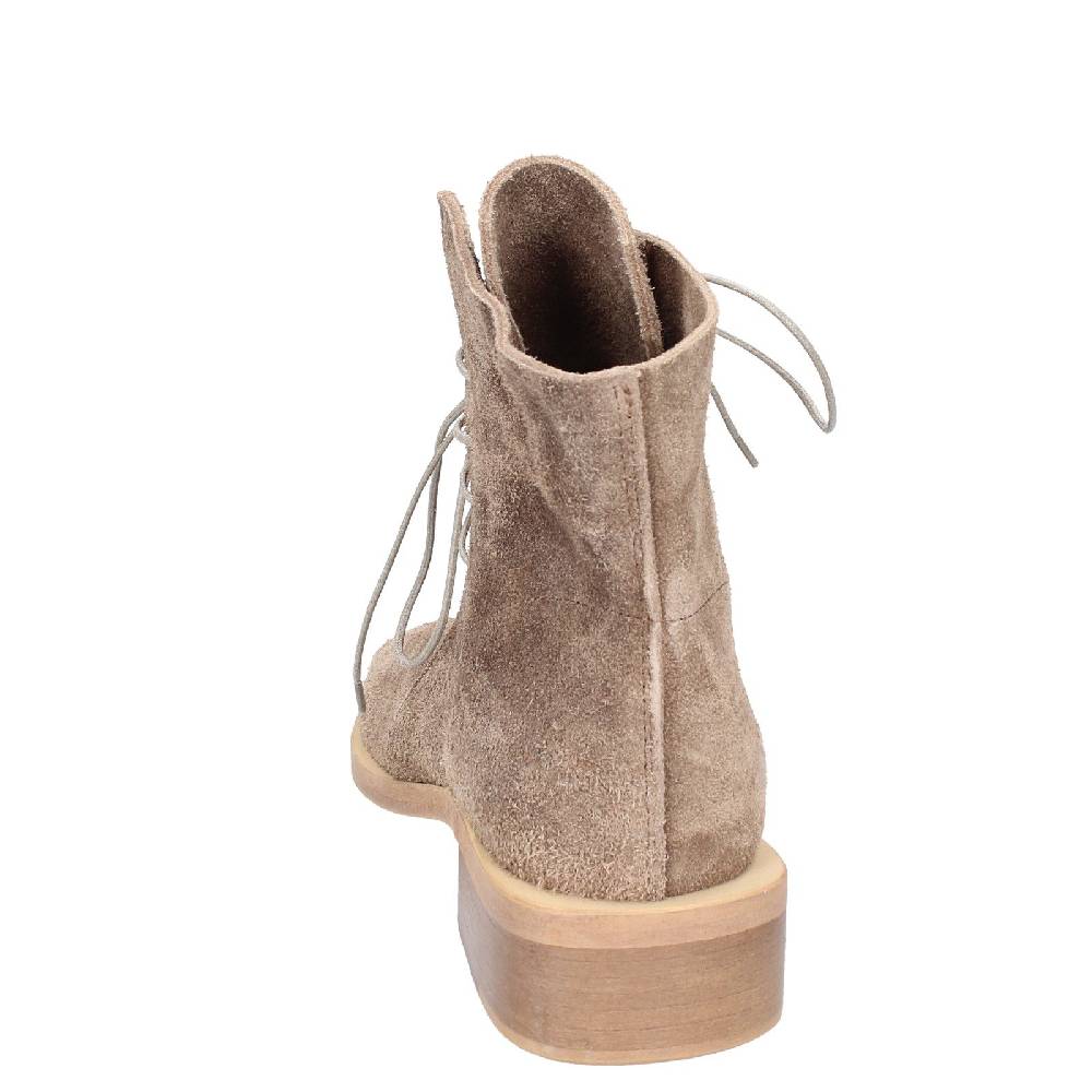 scarpe donna MOMA stivaletti marrone camoscio oro 35402I VINTAGE EX443 Lightning offer