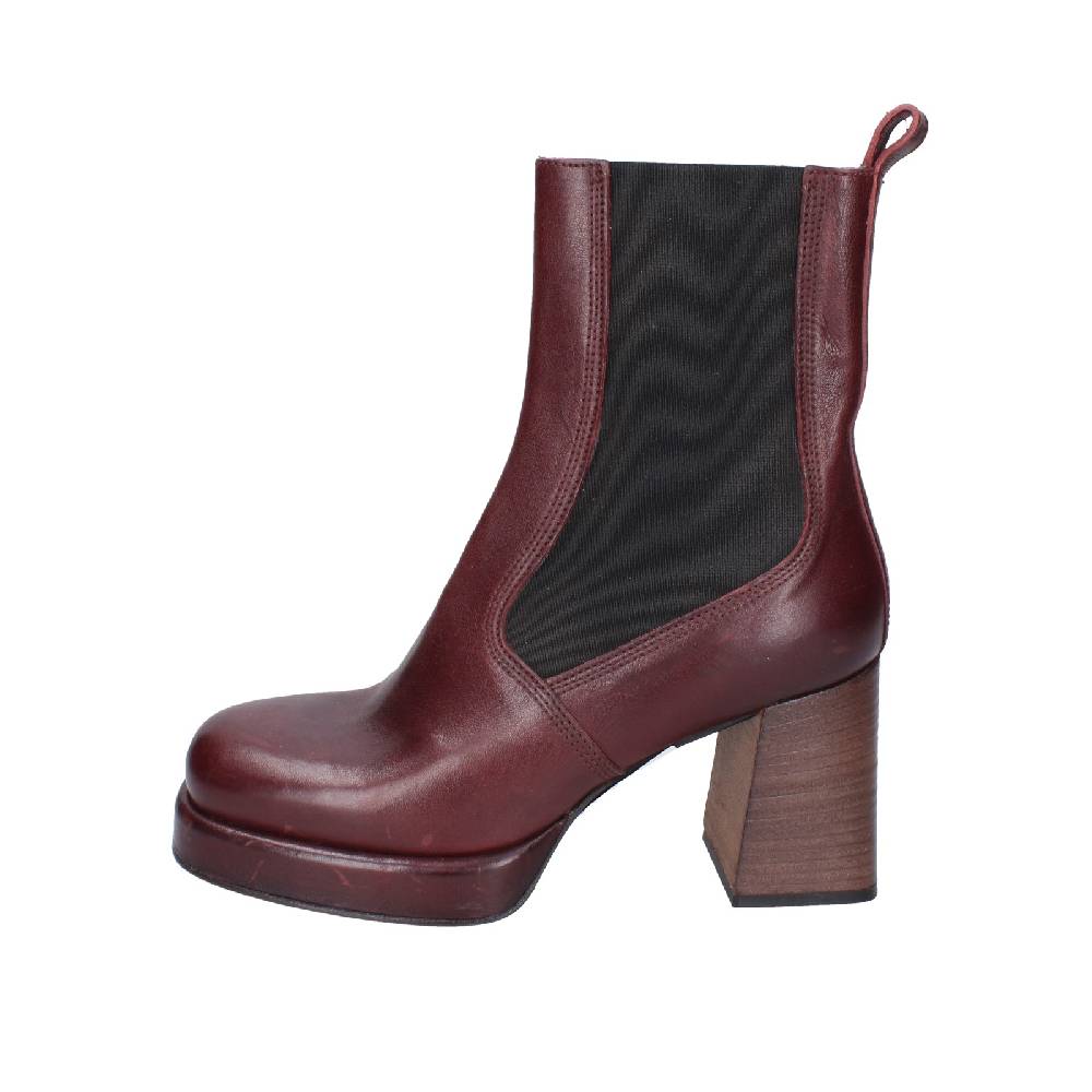 scarpe donna MOMA stivaletti bordeaux pelle 83302C EY586 Bestseller