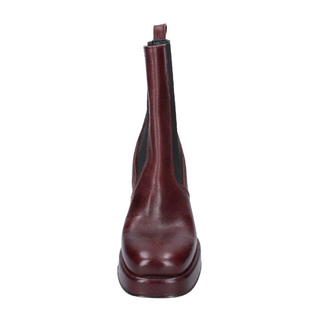 scarpe donna MOMA stivaletti bordeaux pelle 83302C EY586 Bestseller