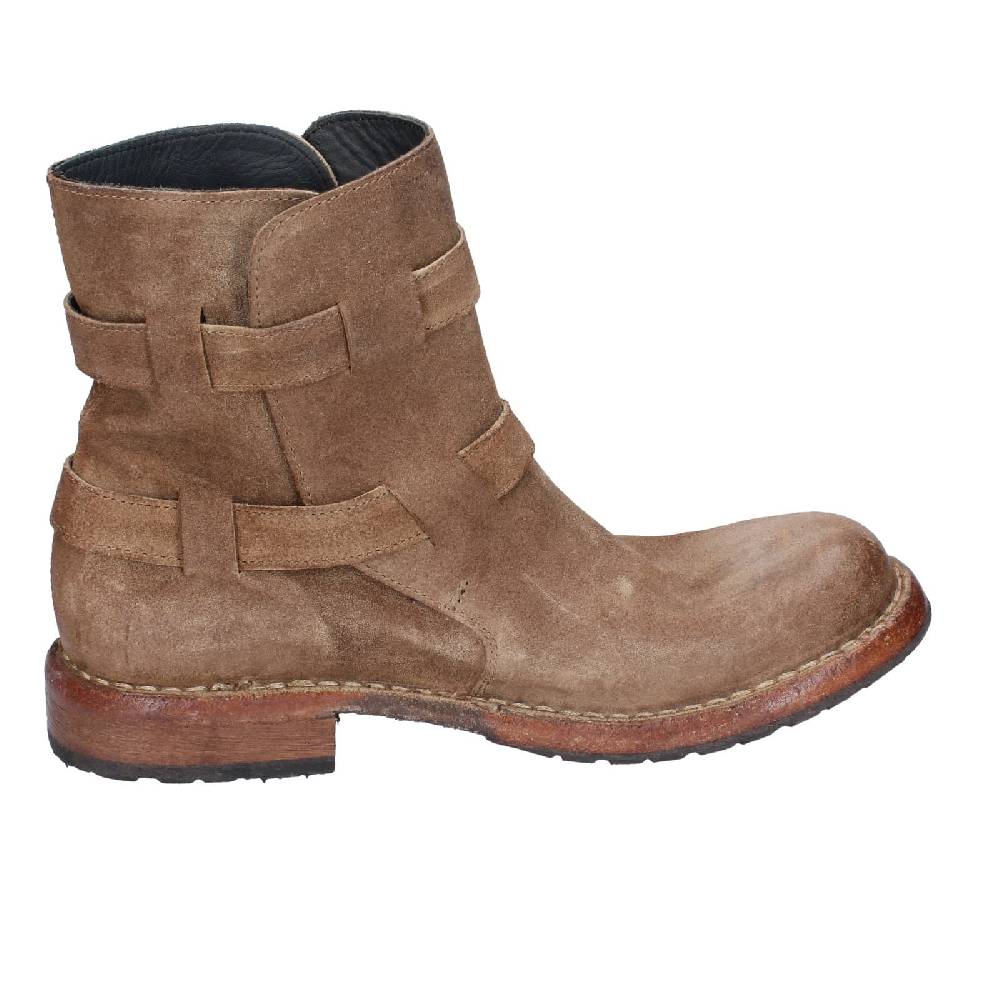 scarpe donna MOMA stivaletti marrone camoscio 71303C EY570 Convenienza