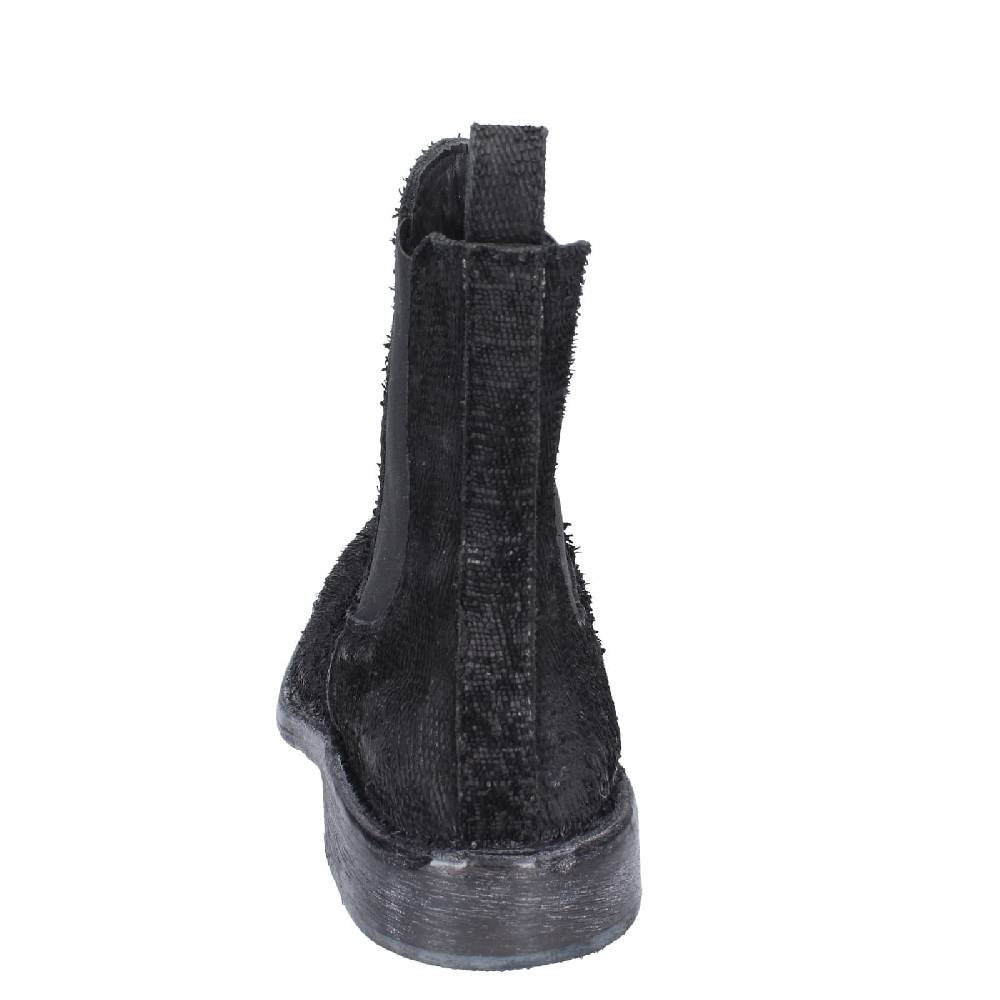 scarpe donna MOMA stivaletti nero pelle pitonata 1CW350 EY571 Novità