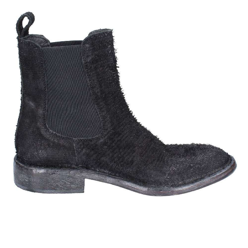 scarpe donna MOMA stivaletti nero pelle pitonata 1CW350 EY571 Novità