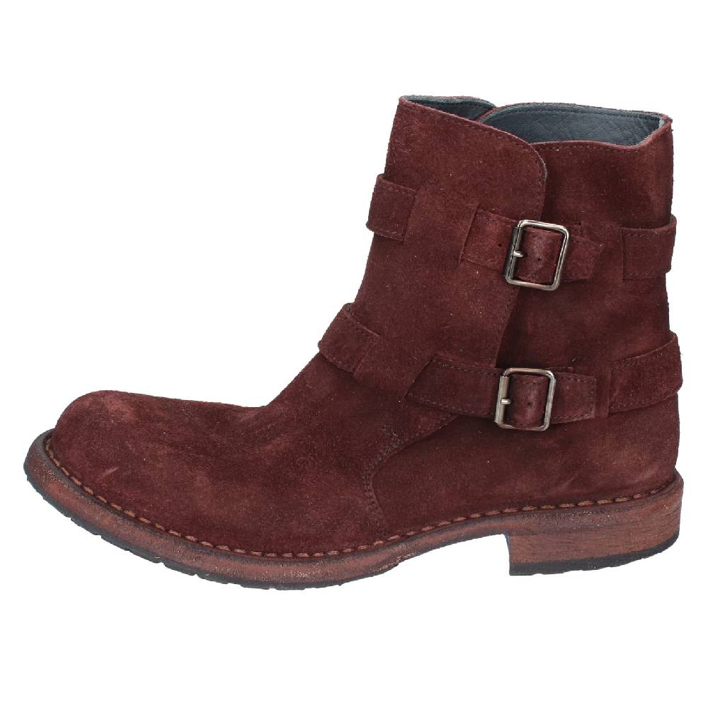 scarpe donna MOMA stivaletti marrone camoscio 71303C EY572 Presa
