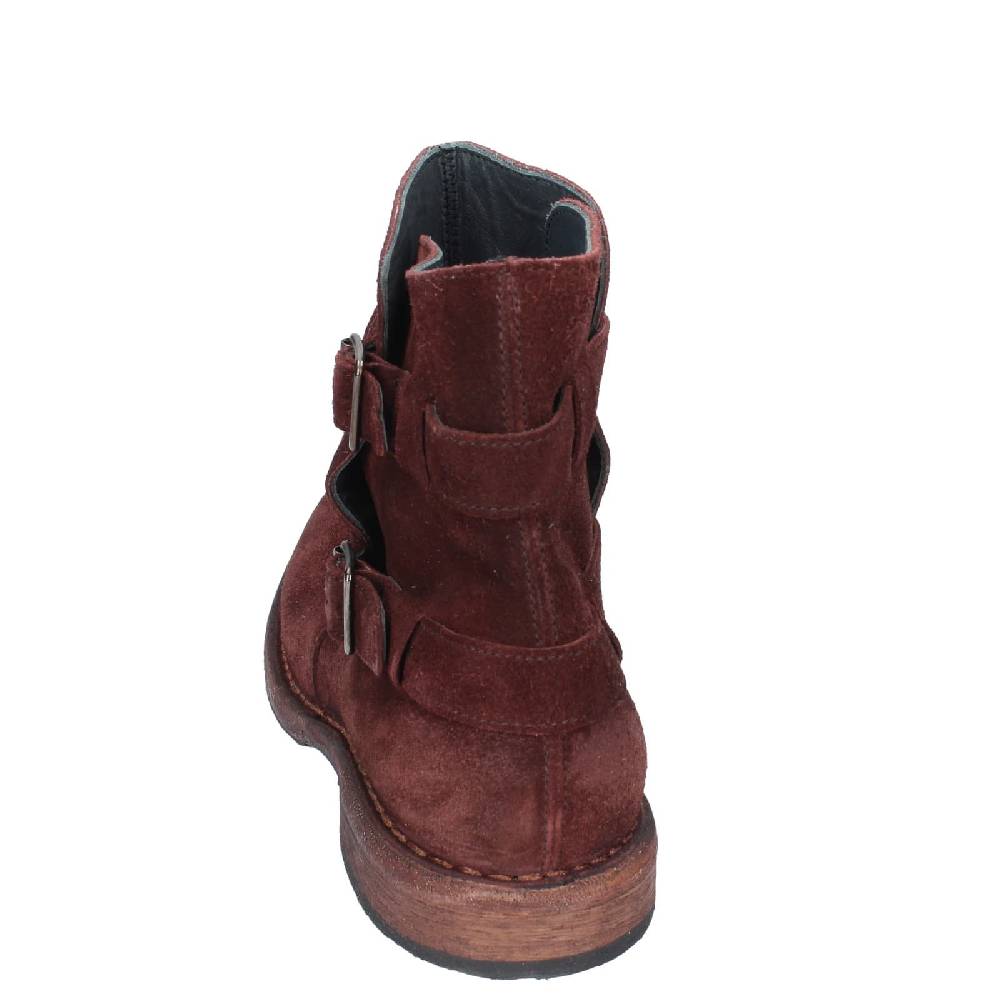 scarpe donna MOMA stivaletti marrone camoscio 71303C EY572 Presa