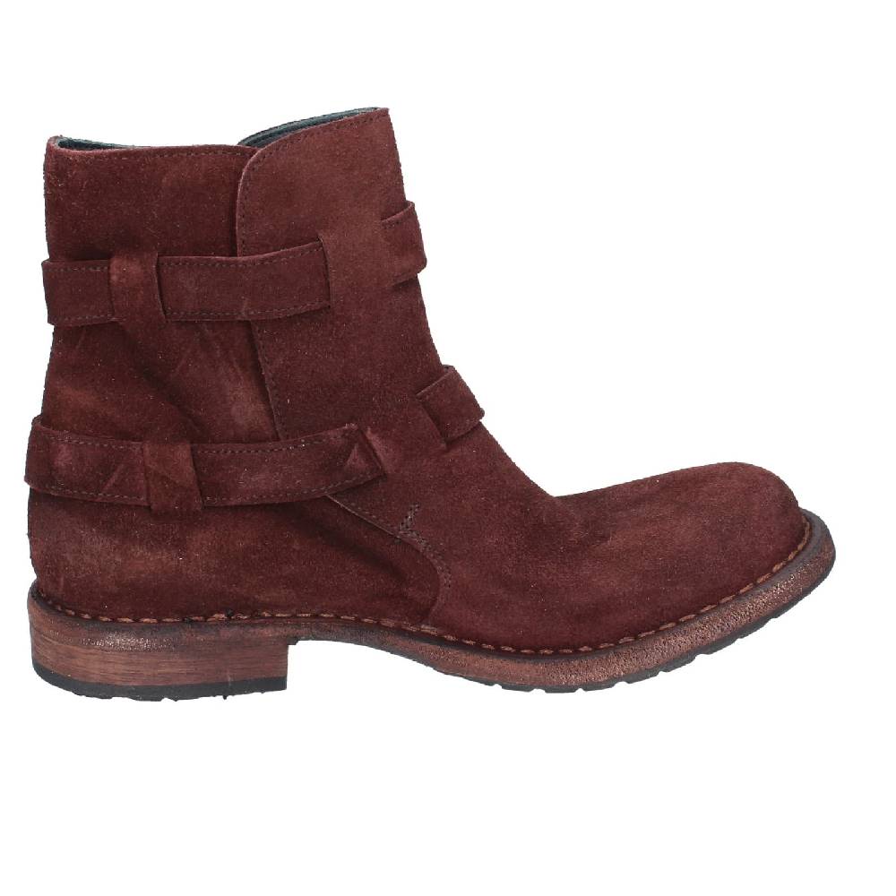 scarpe donna MOMA stivaletti marrone camoscio 71303C EY572 Presa