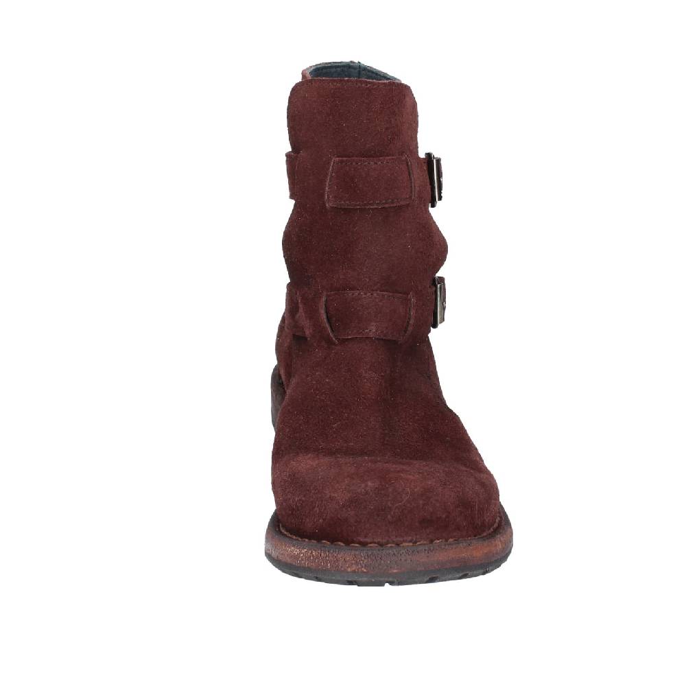 scarpe donna MOMA stivaletti marrone camoscio 71303C EY572 Presa