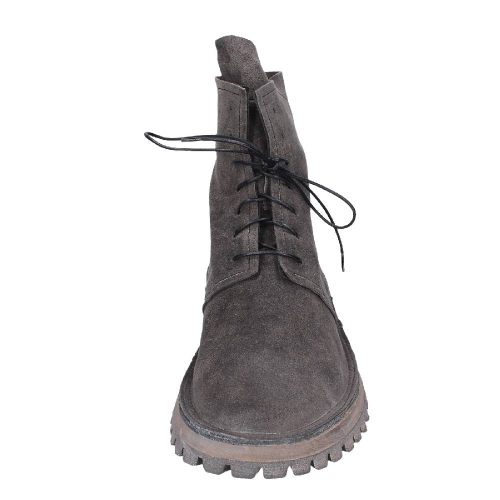 scarpe donna MOMA stivaletti grigio camoscio 73302C EY639 Prezzo basso