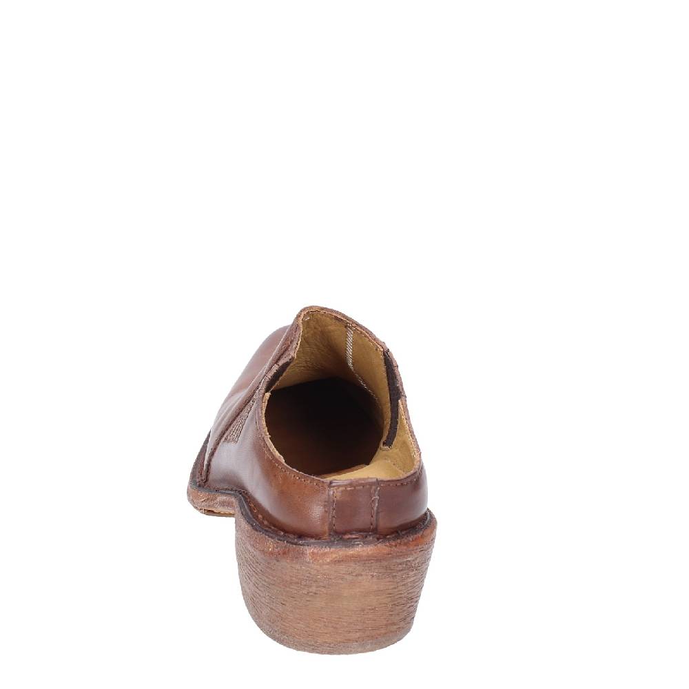 scarpe donna MOMA sandali marrone pelle VINTAGE SABOT EX457 Online