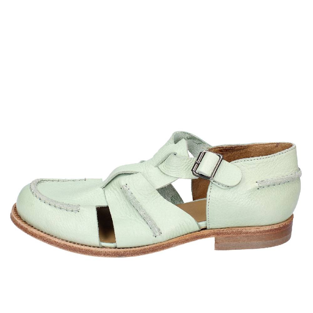 scarpe donna MOMA sandali verde pelle 40407G VINTAGE EX458 Saldi