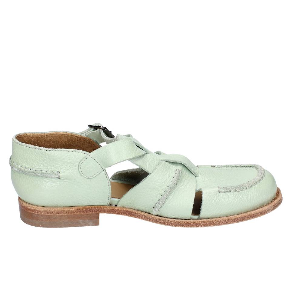 scarpe donna MOMA sandali verde pelle 40407G VINTAGE EX458 Saldi