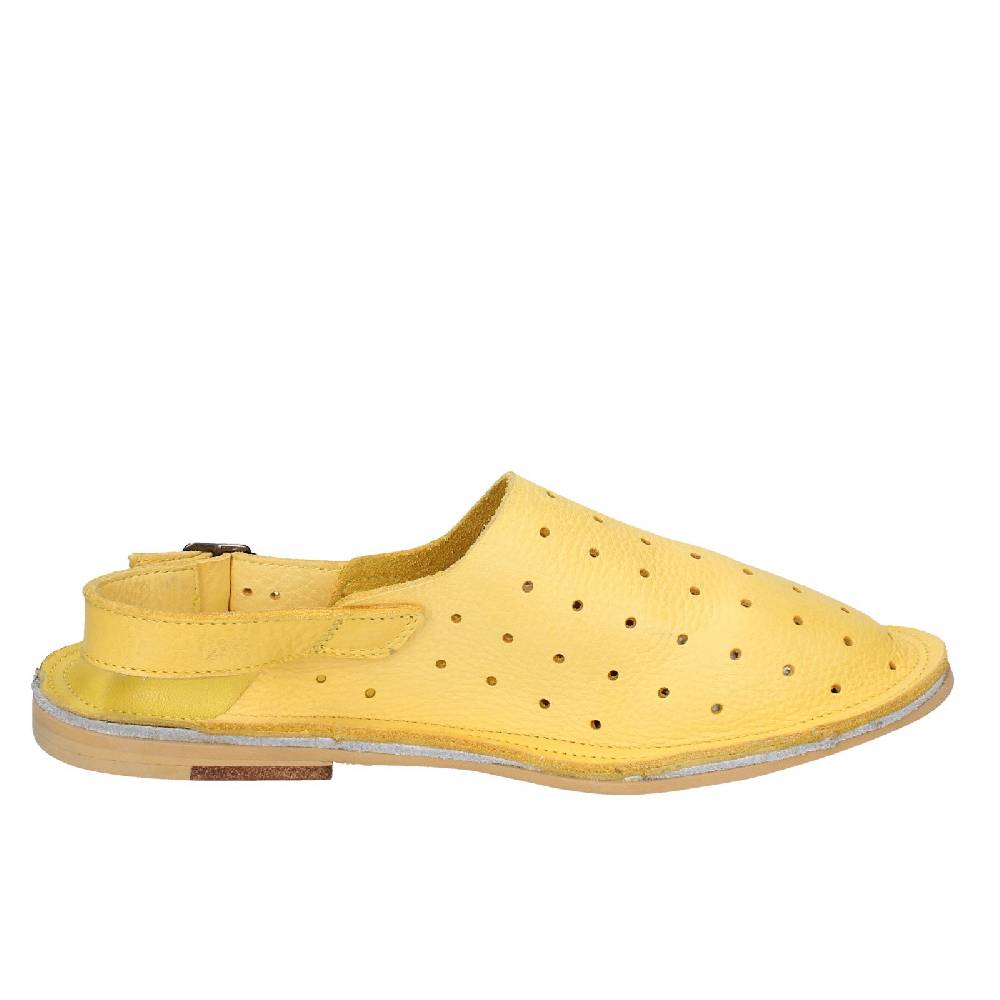 scarpe donna MOMA sandali giallo pelle 36404G VINTAGE EX438 Offerte