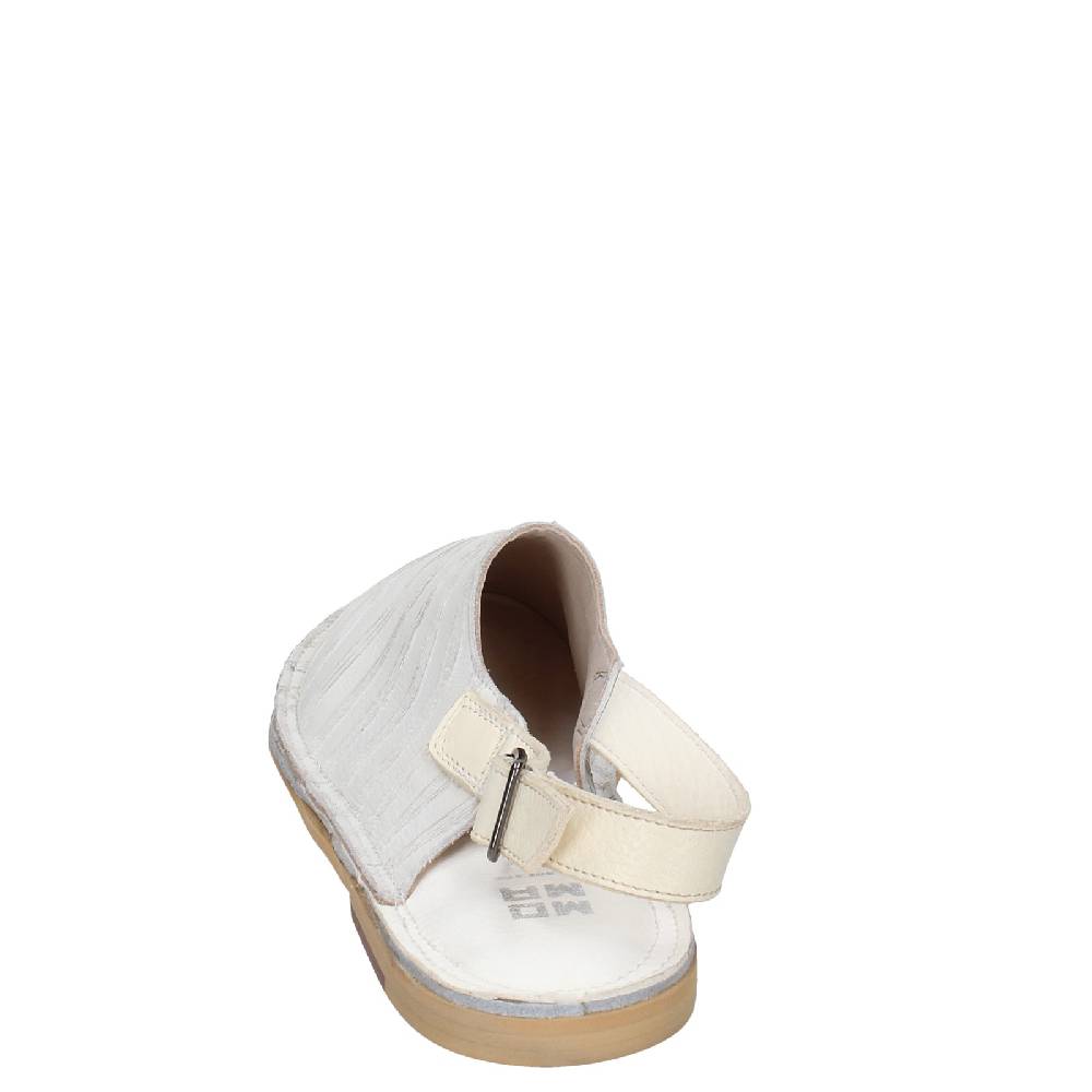 scarpe donna MOMA sandali bianco pelle 36402G VINTAGE EX440 Vendita Calda