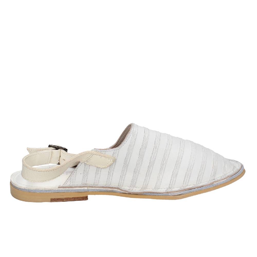 scarpe donna MOMA sandali bianco pelle 36402G VINTAGE EX440 Vendita Calda