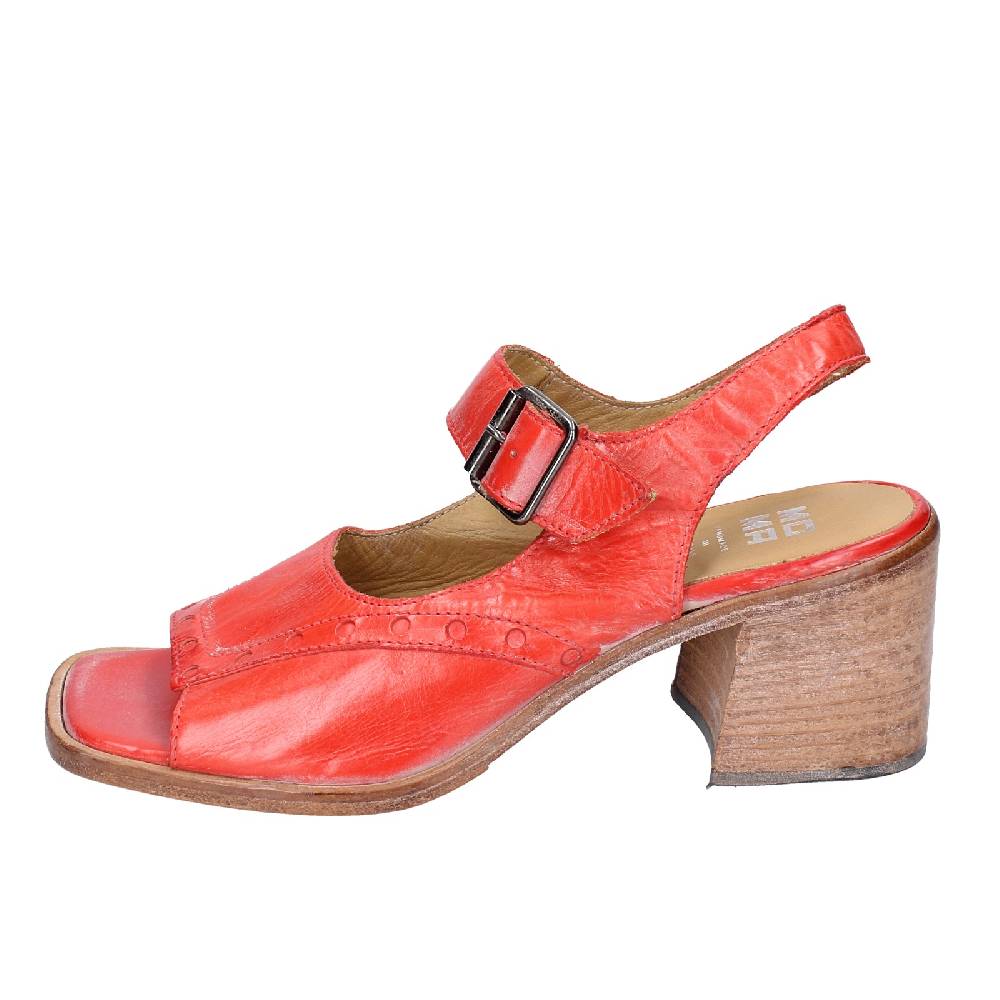 scarpe donna MOMA sandali rosso pelle 46404G VINTAGE EX450 Promozione temporanea