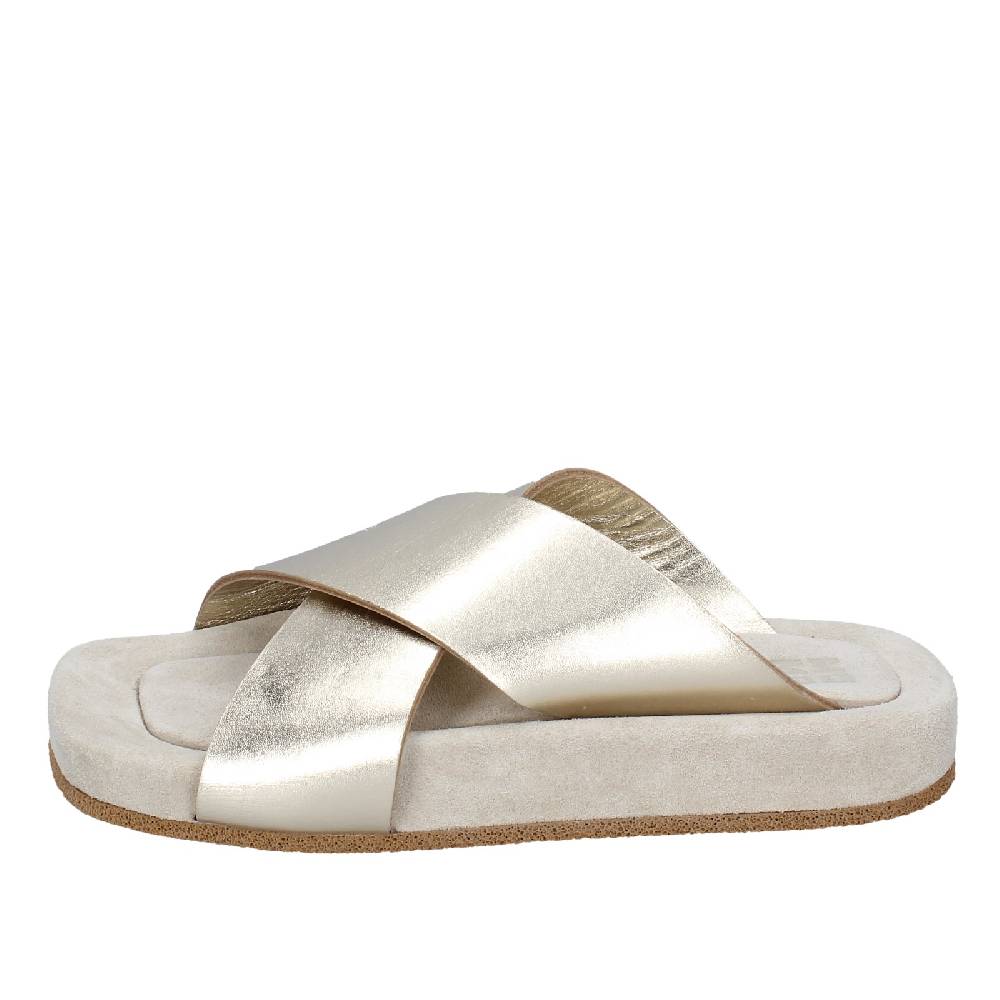 scarpe donna MOMA sandali platino pelle 1GS473 EY627 Only for today