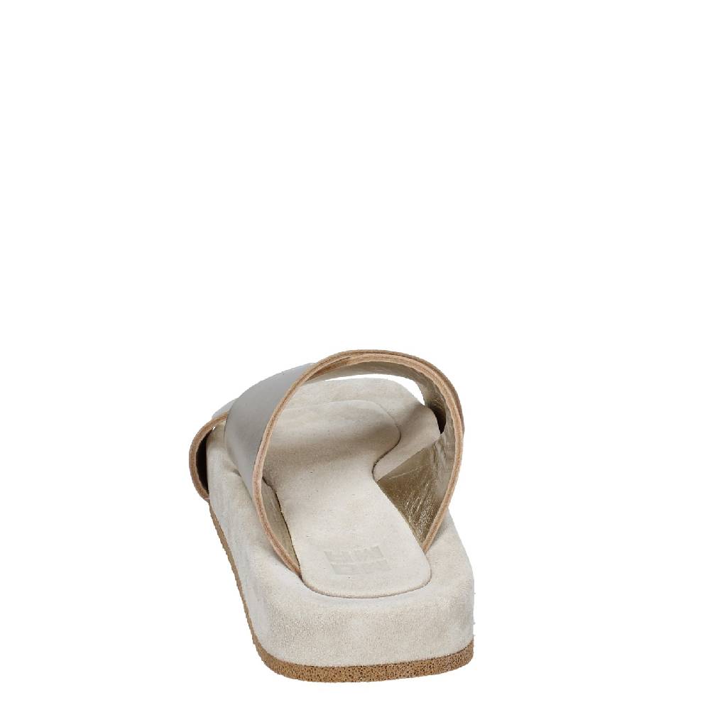 scarpe donna MOMA sandali platino pelle 1GS473 EY627 Only for today