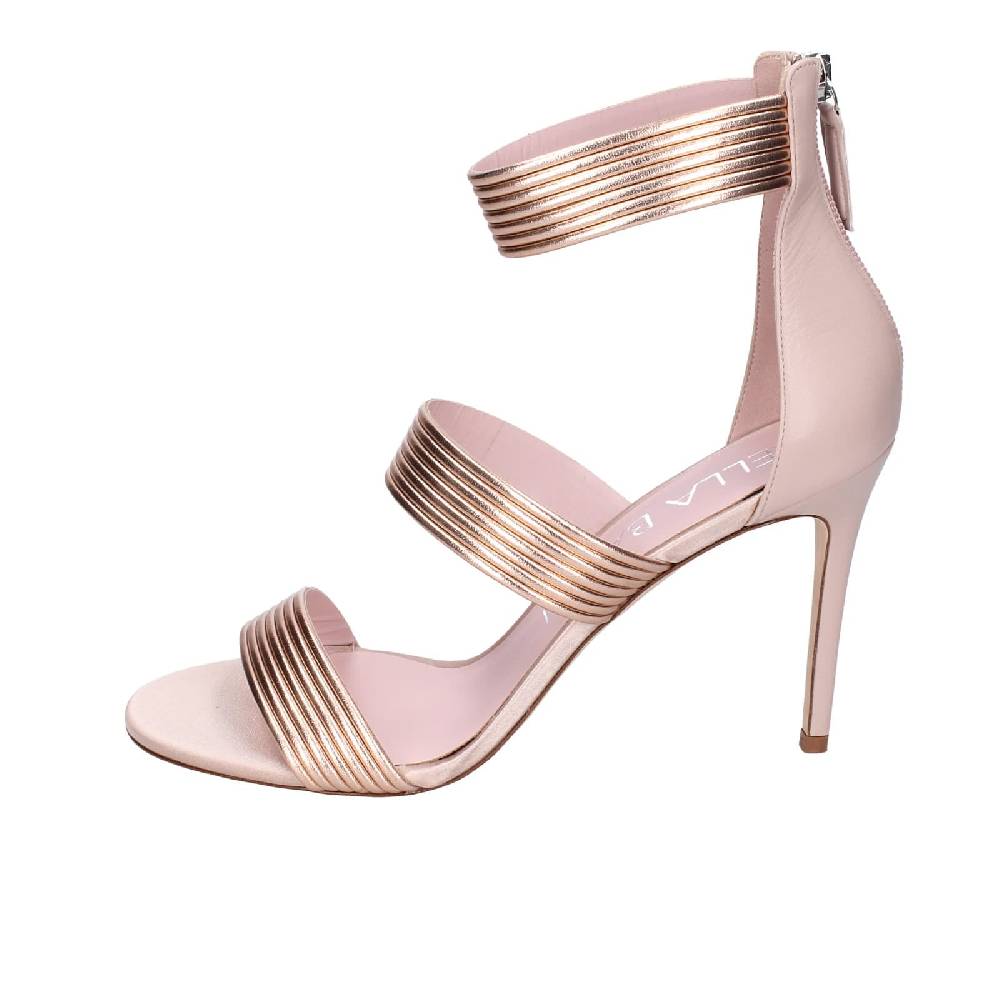 scarpe donna LELLA BALDI sandali rosa pelle EZ981 Solo un giorno rimasto