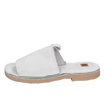 scarpe donna MOMA sandali bianco camoscio BK121 Super sconto