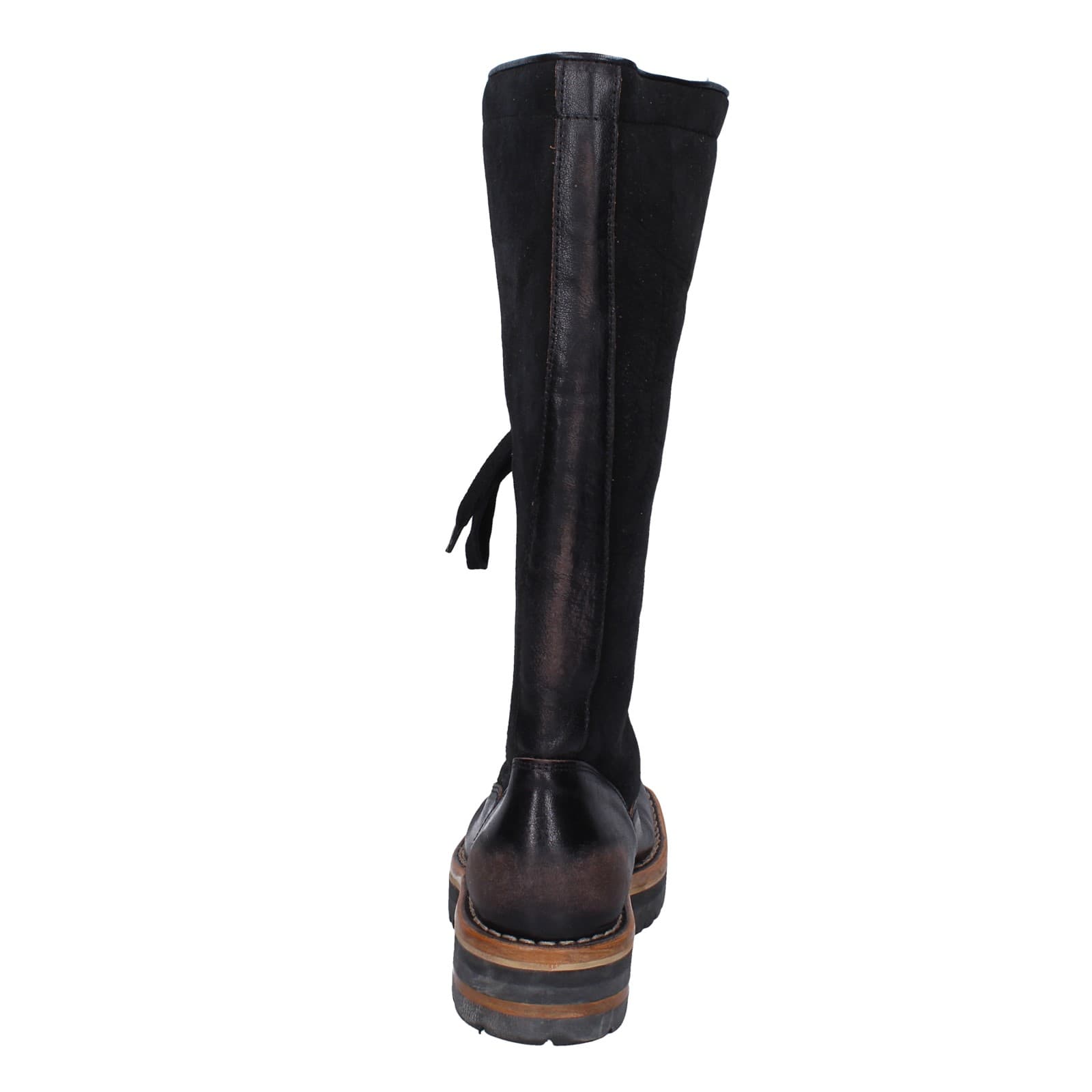 scarpe donna MOMA stivali nero camoscio pelle 81304D-VADO EY495 50% di sconto con spedizione gratuita