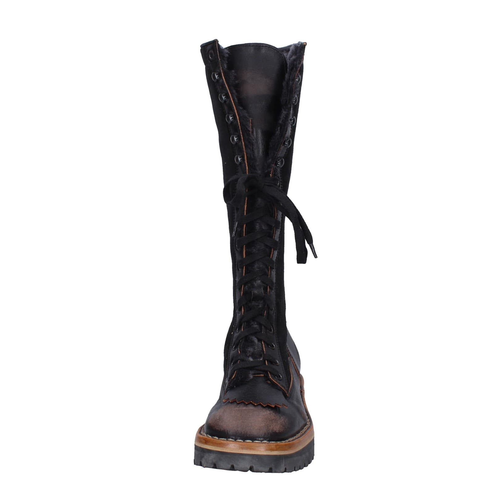 scarpe donna MOMA stivali nero camoscio pelle 81304D-VADO EY495 50% di sconto con spedizione gratuita