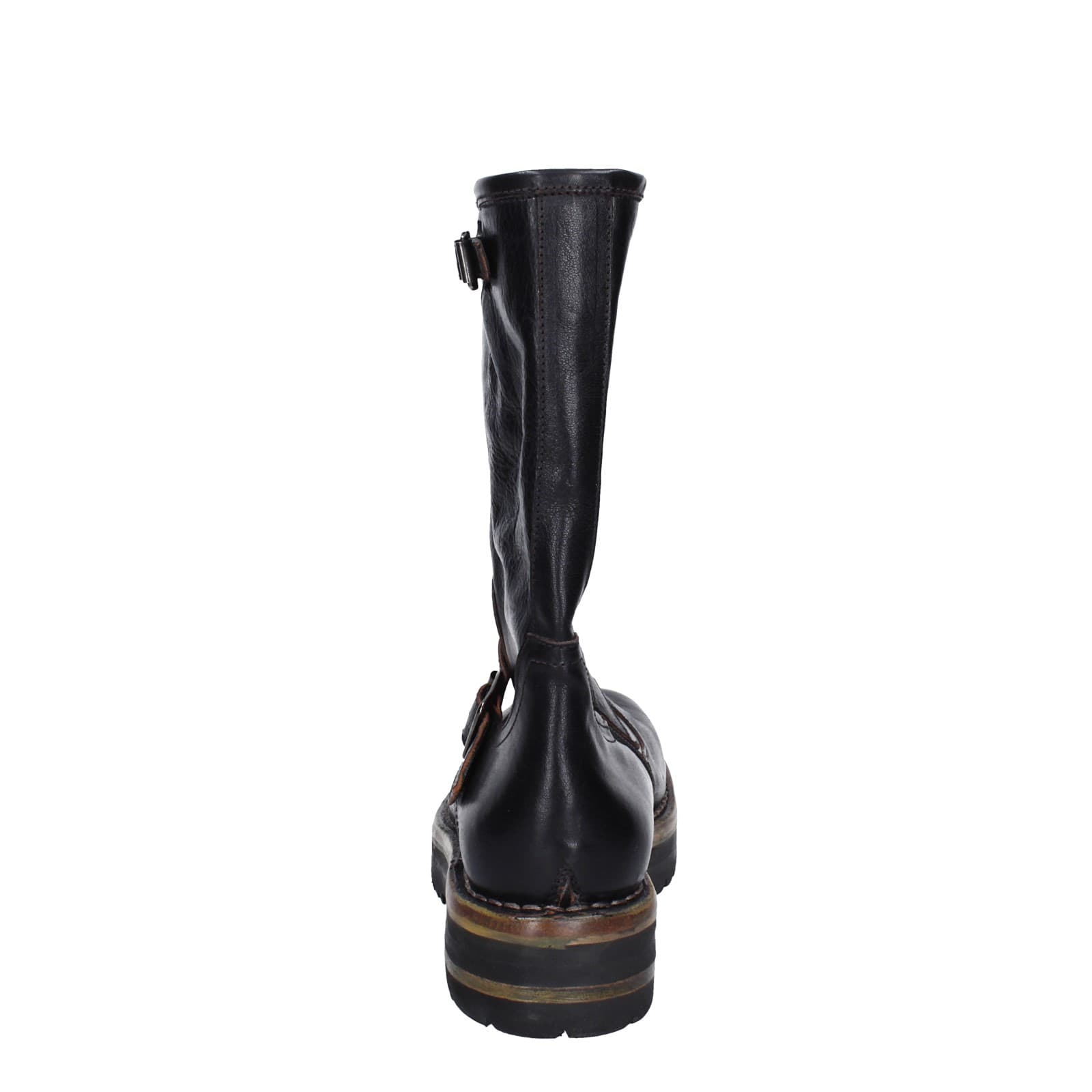 scarpe donna MOMA stivali nero pelle 81303C-VAR EY494 Officina