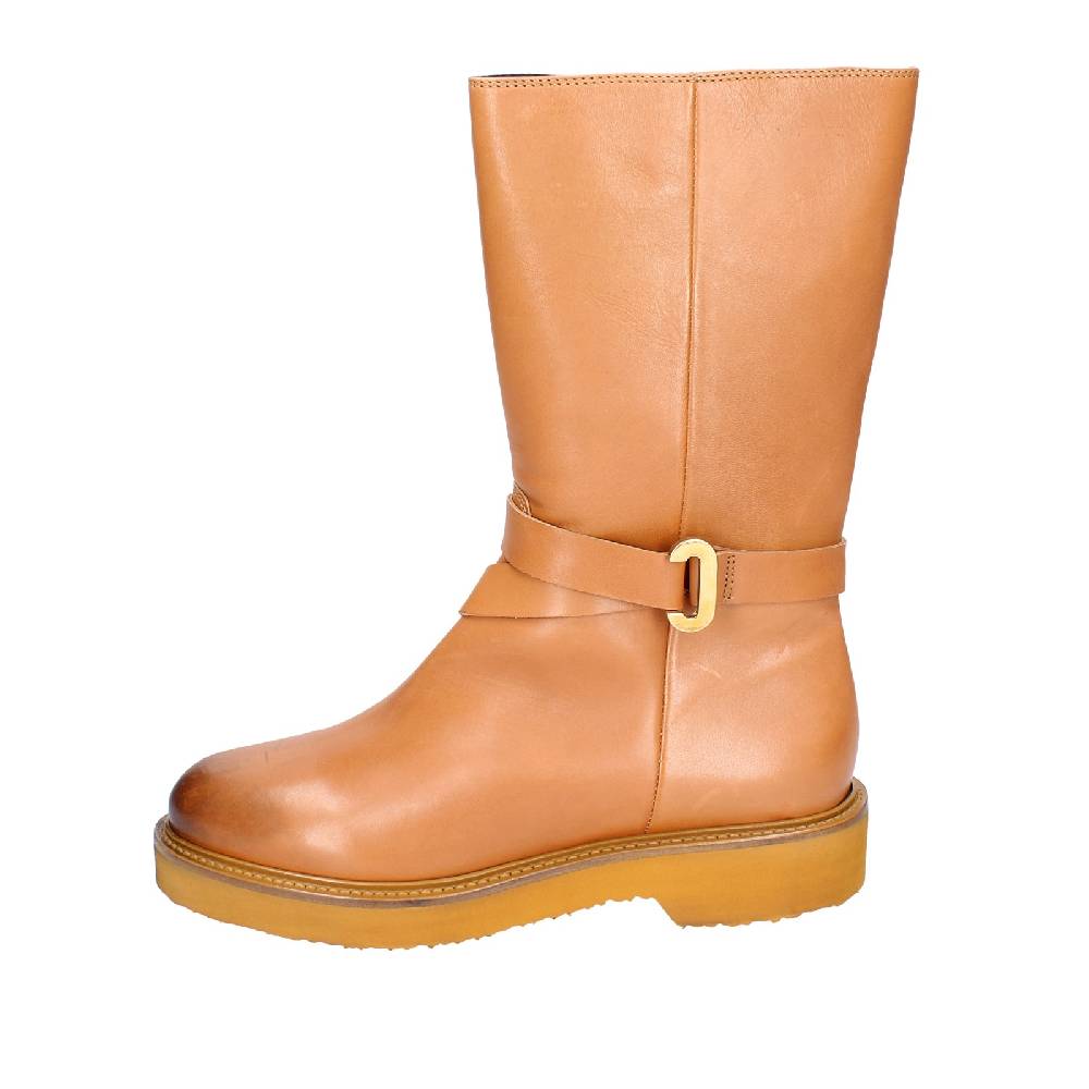 scarpe donna CARMENS stivali marrone pelle EX155 In vendita
