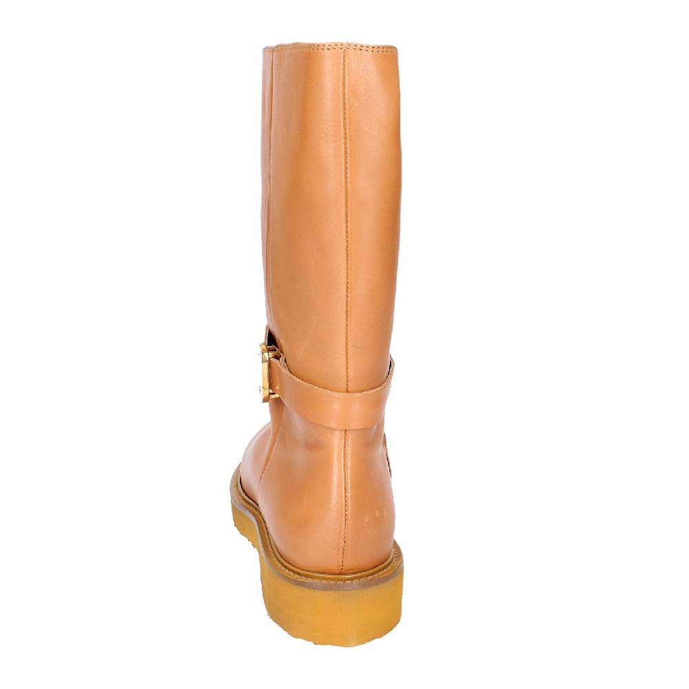scarpe donna CARMENS stivali marrone pelle EX155 In vendita