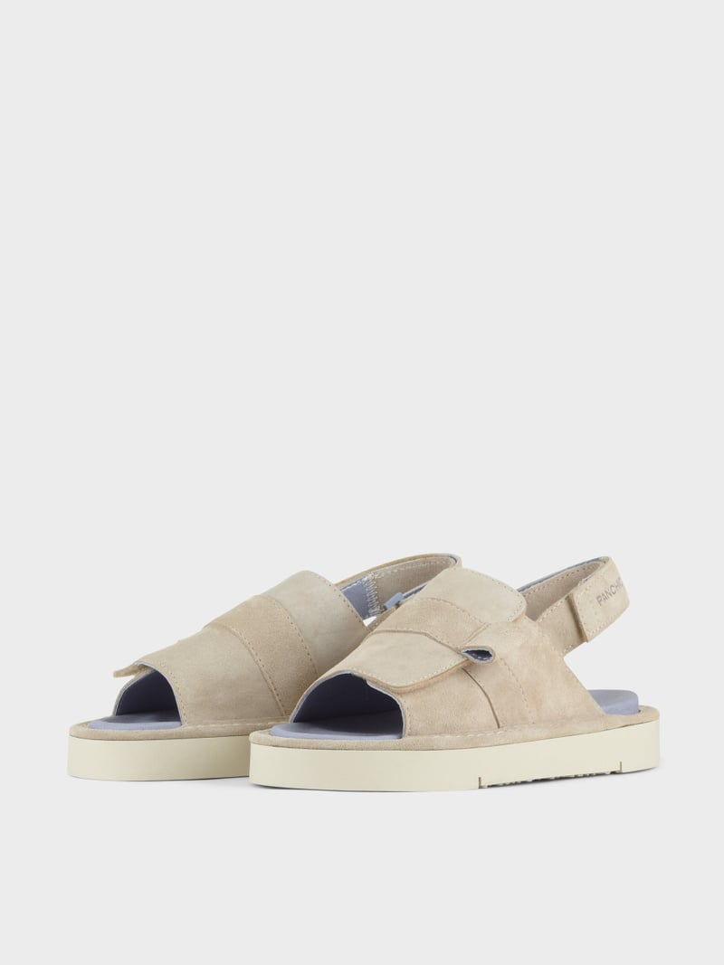 Panchic SANDALO P67 DONNA IN SUEDE E MICROFIBRA NEBBIA Online