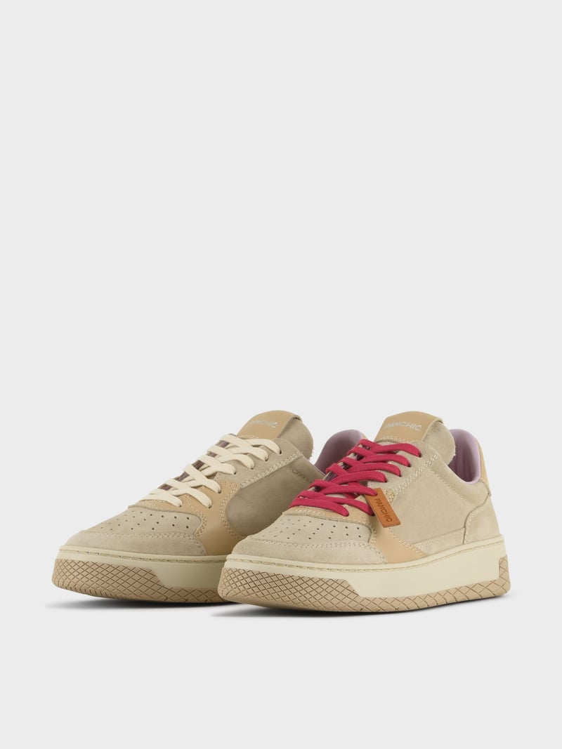 Panchic SNEAKER LOW P02 DONNA IN SUEDE E PELLE NEBBIA Lightning offer