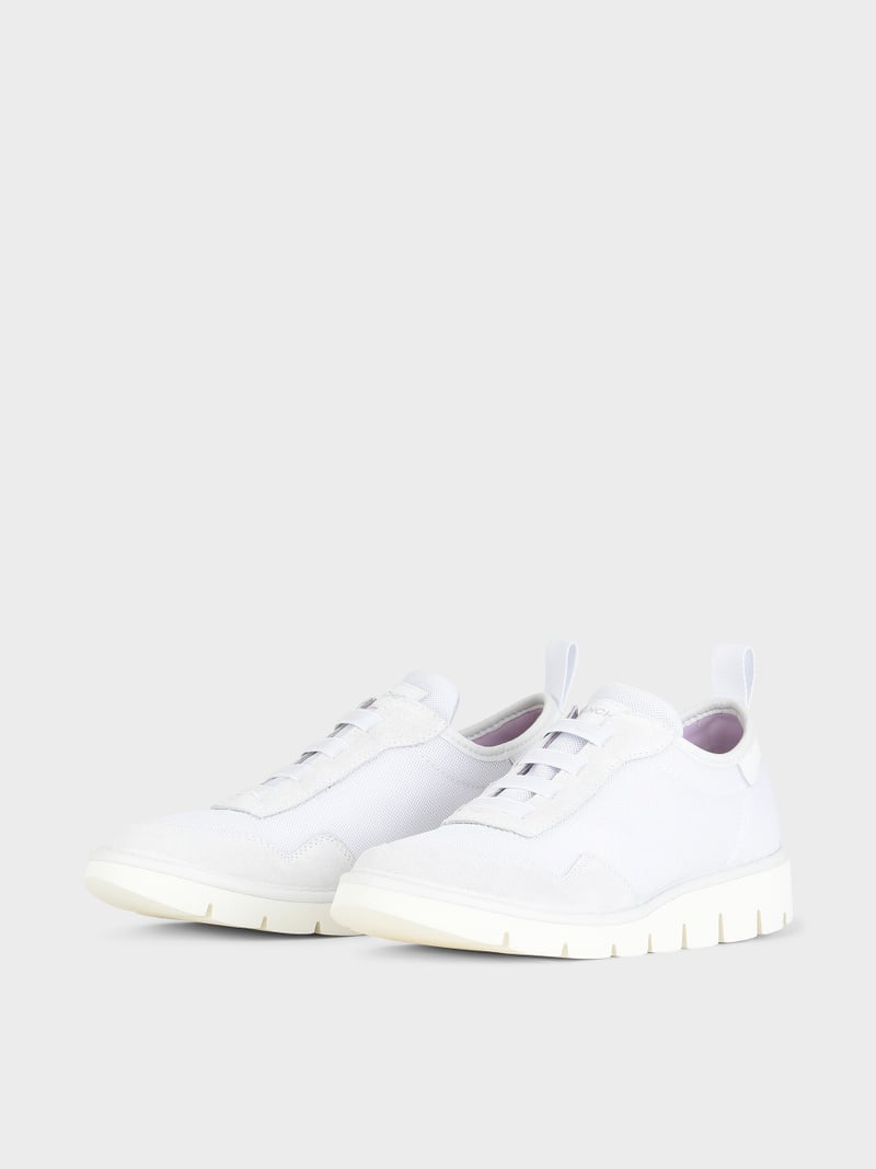 Panchic SLIP ON P05 DONNA IN MESH E SUEDE BIANCO Bestseller